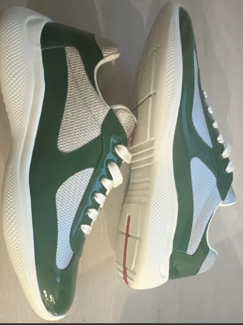 Prada Americas Cup Sneakers Green Size EU 45, Men’s US 11.5